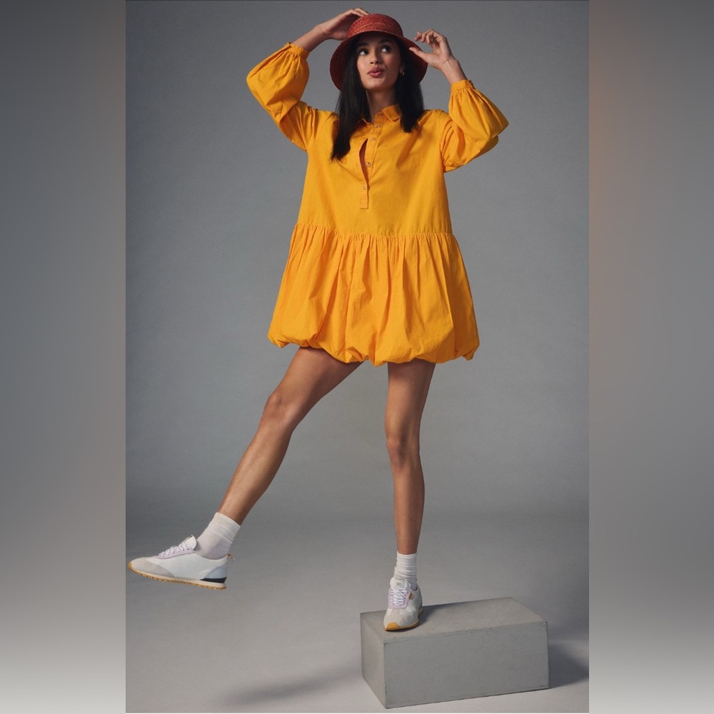 Anthropologie Maeve Golden Shirt